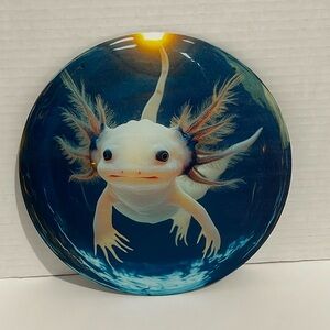 Suncatcher Acrylic Axolotl Wildlife Decor Cottage Decoration New 7.5”